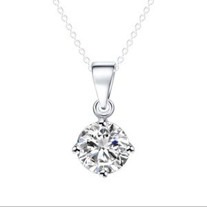 3/$30 Diamond Simulated Round Pendant Necklace